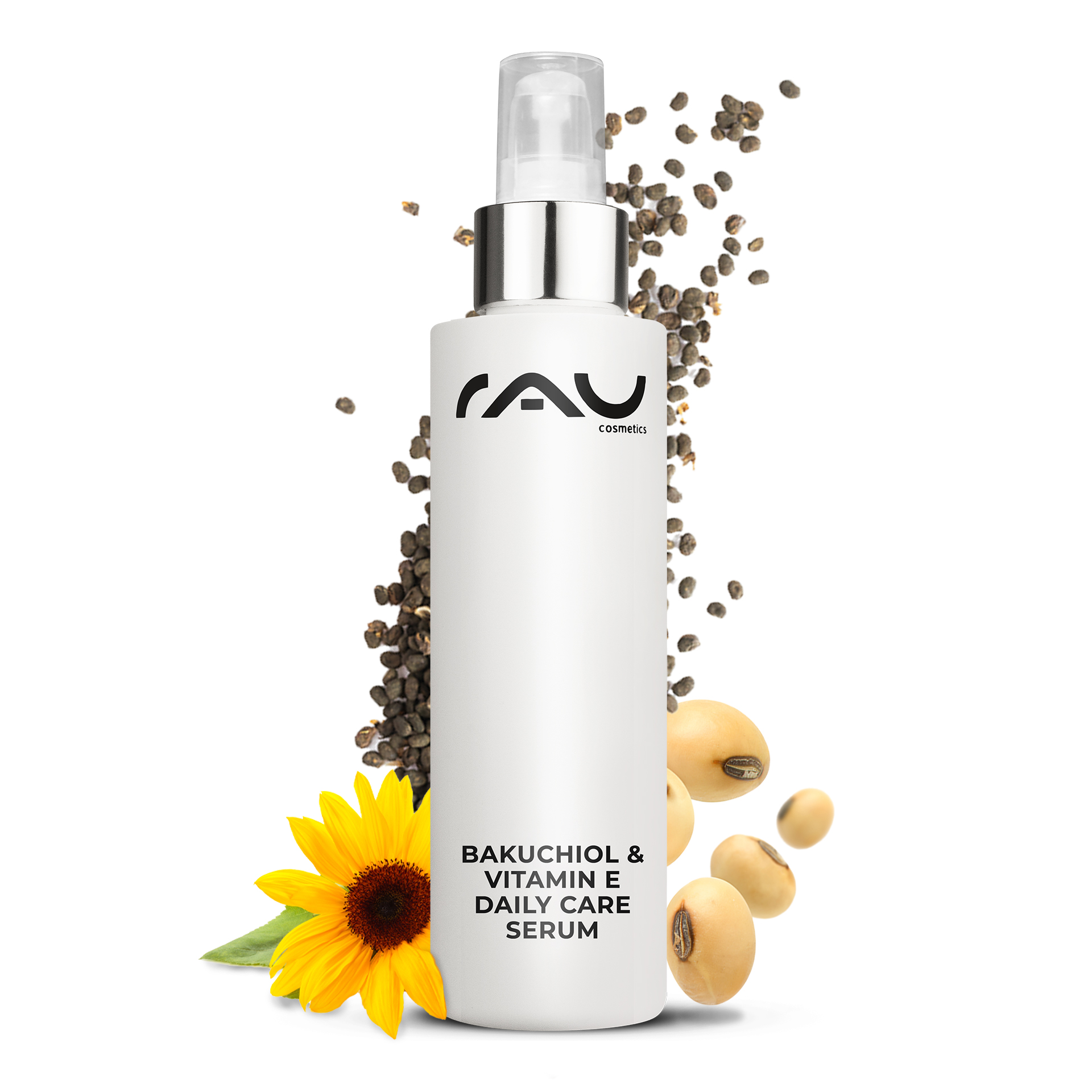 Bakuchiol & Vitamin E Daily Care Serum 100 ml Anti-Aging Flasche, Kosmetik, Parfรผm, Lotion