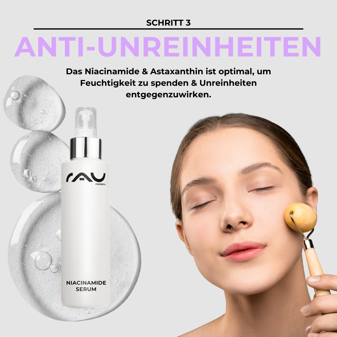 Profi Pflegeroutine für unreine fettige Haut