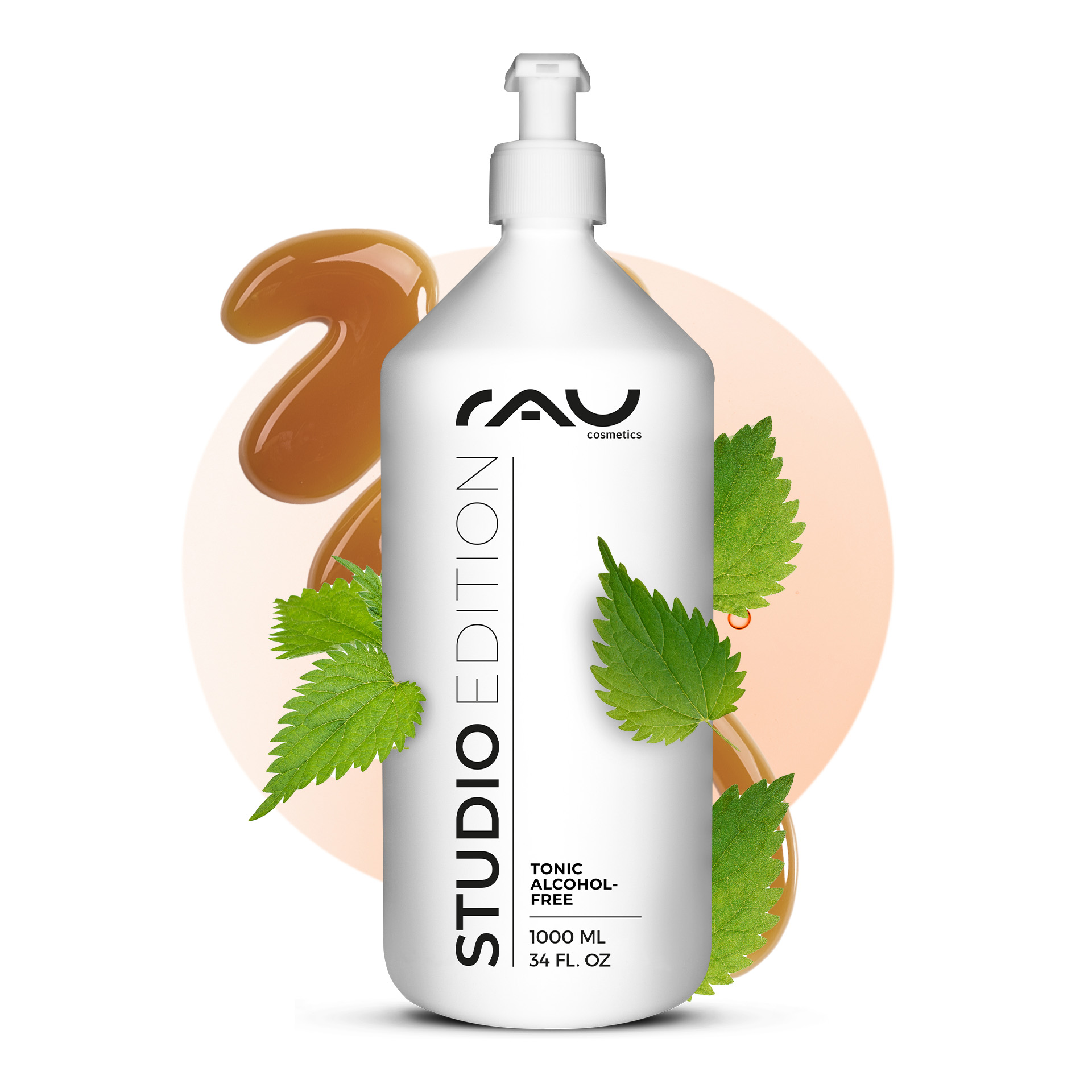 쐐기풀 추출물이 함유된 토닉 무알콜 1000ml Flasche, Lotion, Kräuter, Pflanze, Kräuterig