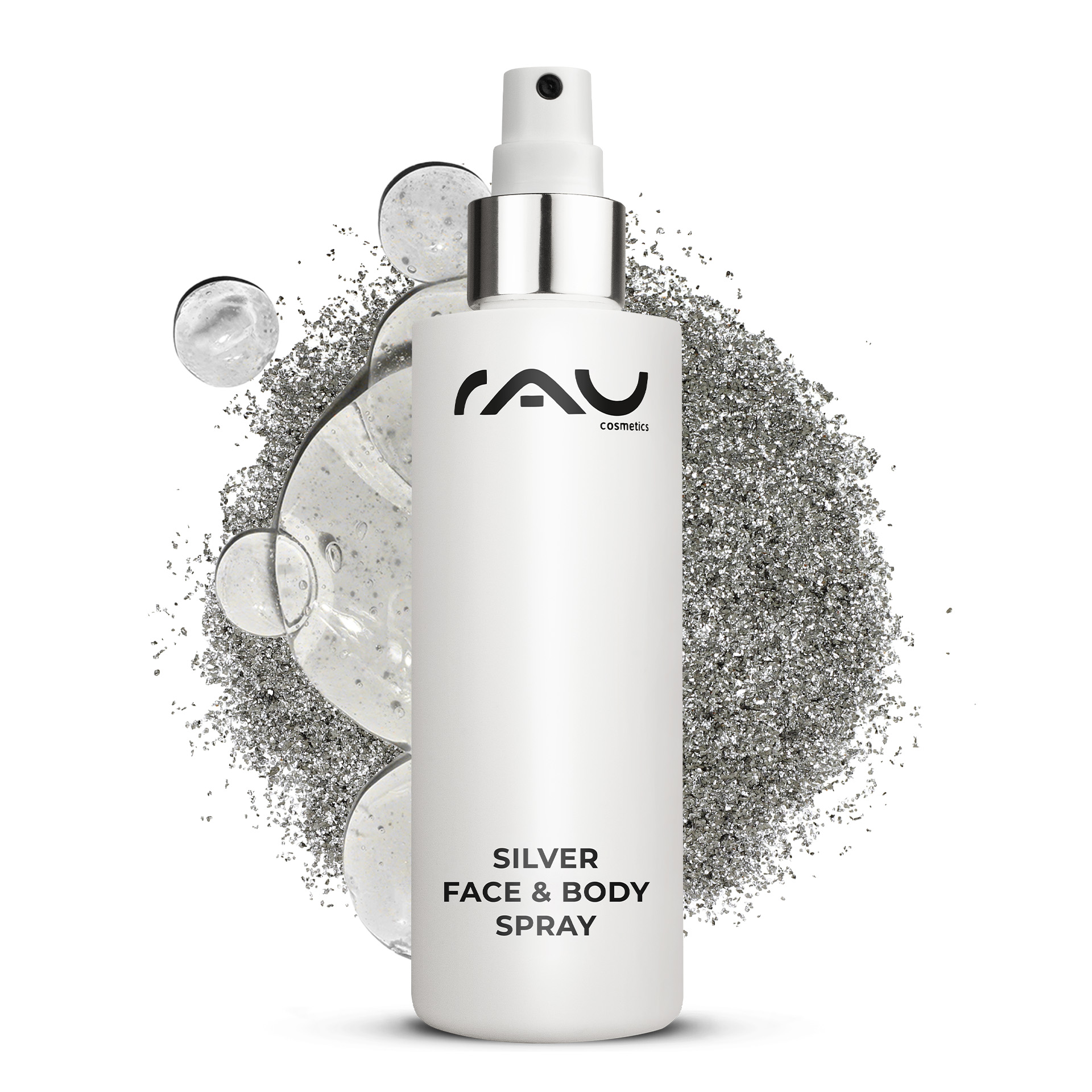 Silver Face & Body Spray 200 ml mit Panthenol & Microsilber Flasche, Kosmetik, Parfüm